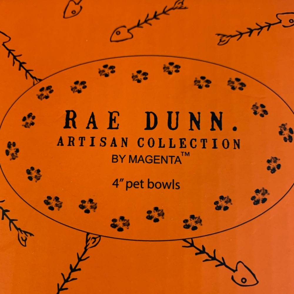 Rae Dunn “WICKED” & “CUTE” LL Black Pet Bowl Set NWT - Picture 8 of 9